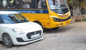 Haryana News: महेंद्रगढ़ बस हादसे स्थल से थोड़ी दूरी पर, सड़क निगरानीकरण के द्वारा अनदेखी रही बुरी सड़क