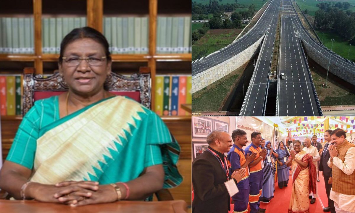 You are currently viewing राष्ट्रपति द्रौपदी मुर्मू ने किया उज्जैन-इंदौर सिक्स लेन हाईवे का वर्चुअल भूमि पूजन: प्रोजेक्ट की लागत 1,692 करोड़ रुपए, 3 फ्लाईओवर और 6 अंडरपास बनेंगे