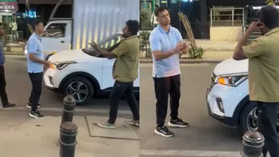 You are currently viewing सोशल मीडिया पर वायरल हुआ द्रविड़ का नया अवतार! राहुल द्रविड़ की कार का हुआ एक्सीडेंट, ऑटो ने मारी टक्कर; गुस्साए कोच की ड्राइवर संग बहस का वीडियो वायरल