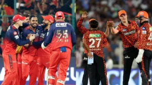 Read more about the article IPL 2025: प्लेऑफ की तस्वीर साफ, लेकिन टॉप-2 की रेस में घमासान; SRH ने RCB की टॉप-2 की उम्मीदों को झटका दिया, अब LSG से जीत ही आखिरी मौका