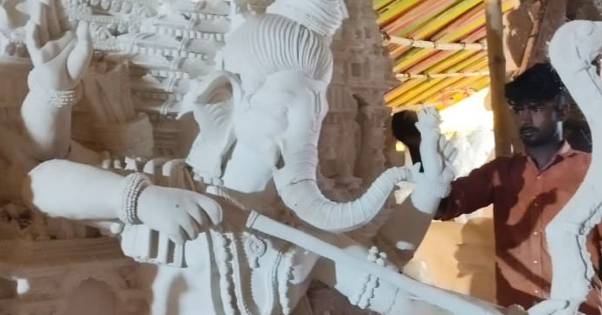Read more about the article धड़ल्ले से प्लास्टर ऑफ पेरिस (पीओपी) से भगवान श्रीगणेश की प्रतिमाएं बनाई जा रही हैं।