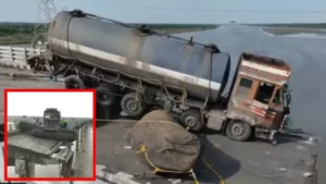 Read more about the article 27 दिन बाद वडोदरा ब्रिज हादसे में फंसे केमिकल टैंकर को निकाला गया, मरीन बलून तकनीक से चला 5 घंटे का ऑपरेशन; 9 जुलाई हादसे में गई थी 22 लोगों की जान!